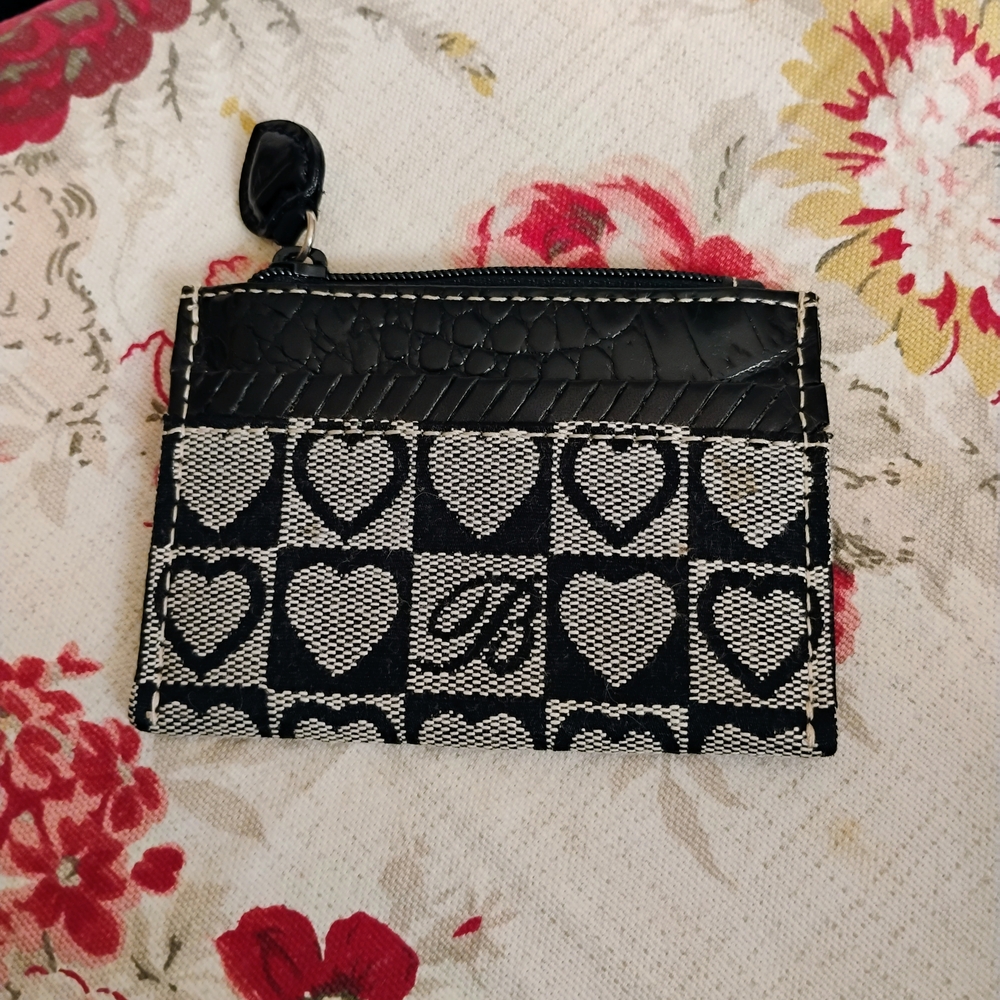 Chic Heart Pattern Card Holder